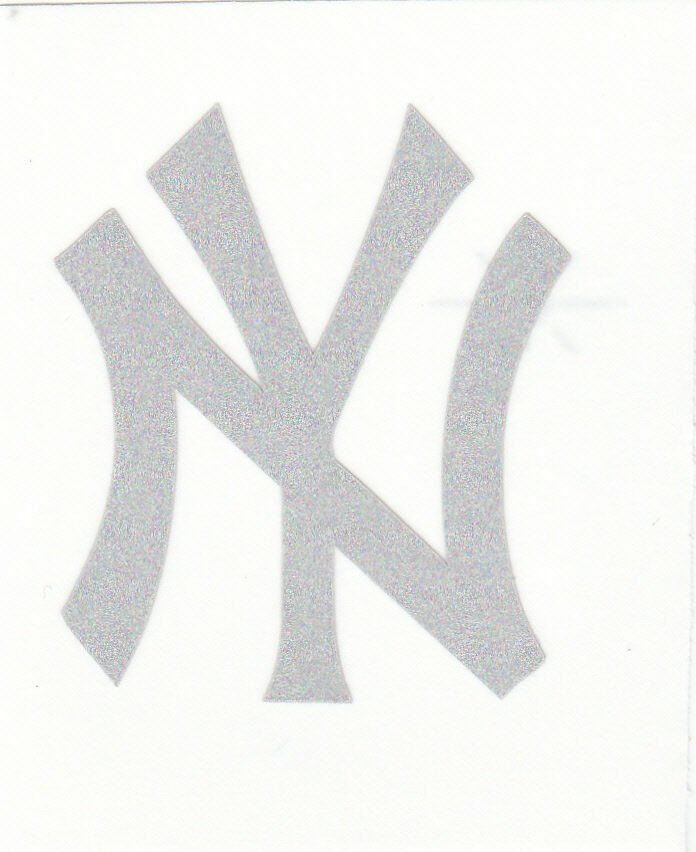 REFLECTIVE New York Yankees 2 inch fire helmet decal sticker RTIC window FDNY