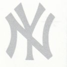 REFLECTIVE New York Yankees 2 inch fire helmet decal sticker RTIC window FDNY