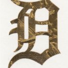 GOLD LEAF Detroit Tigers 2 inch fire helmet decal sticker RTIC window