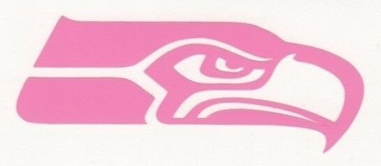 Pink Seattle Seahawks helmet car window RTIC rtic decal sticker up to 12 inches