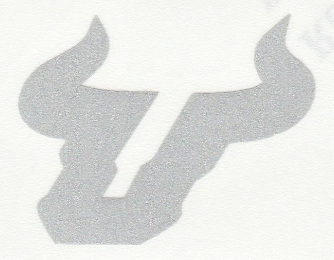 REFLECTIVE Southern Florida Bulls 2 inch fire helmet hard hat decal sticker RTIC