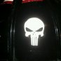 REFLECTIVE Punisher fire helmet die cut decal window sticker hard hat