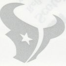 REFLECTIVE Houston Texans 2 inch fire helmet decal sticker yeti window hard hat