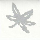 REFLECTIVE Ohio State Buckeye leaf 2 inch helmet decal yeti hard hat window