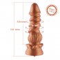 8.46" Spiral Grain Silicone Dildo for Hismith Premium Sex Machine - Monster Series