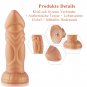 Hismith 8.25" Slightly Curved Silicone Dildo Hismith Premium Sex Machine - Monster Series