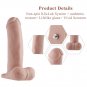 Hismith 7.1" Smooth Silicone Dildo for Hismith Premium Sex Machine with KlicLok System