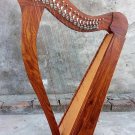 26 String Lever Harp | Portable Celtic Folk Harp | Beginner & Student Harp Instrument | Beechwood