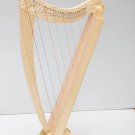 26 String Lever Harp | Portable Celtic Folk Harp | Beginner & Student Harp Instrument | Beechwood