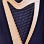 29 String Lever Harp | Portable Celtic Folk Harp | Beginner & Student Harp Instrument | Beechwood