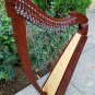 Beechwood 27-String Lever Harp | Portable Folk & Celtic Harp | Ideal for Learners & Adults