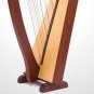 34 String Lever Harp | Rich Sound Celtic Folk Harp | Performance-Ready | Mahogany