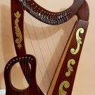 Mahogany 22 String Lever Harp | Student Practice Harp | Easy to Play| 10 String Lyre Harp Gift