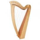 34 String Lever Harp | Celtic Folk Harp | Beginner to Intermediate Harp Instrument | Portable Harp
