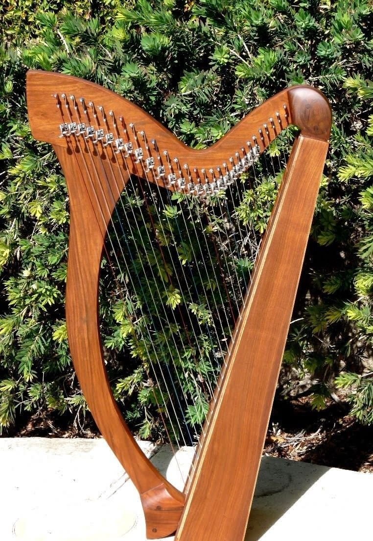 Natural 27 String Harp Celtic Harp Lever Harp With Free Gig Bag and