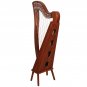 27 String Lever Harp | Mahogany Celtic Folk Harp | Beginner & Intermediate Student Instrument