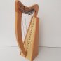 15 String Lever Harp | Portable Celtic Folk Harp with Levers | Beginner & Kids Harp Instrument
