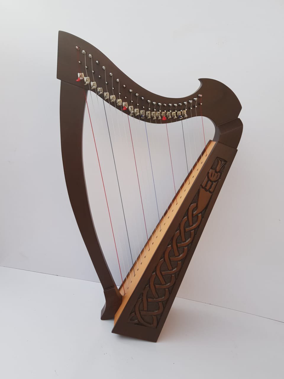 22 String Portable Lever Harp | Celtic Folk Harp | Ideal for Kids, Students & Adults
