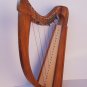 22-String Lever Harp | Natural Wood Celtic Harp | Portable Folk Harp for Learning