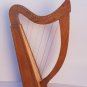 22-String Lever Harp | Natural Wood Celtic Harp | Portable Folk Harp for Learning