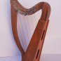 22-String Lever Harp | Natural Wood Celtic Harp | Portable Folk Harp for Learning