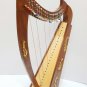 Handcrafted 22-String Lever Harp | Mahogany| Beginner-Friendly Folk Harp