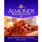 Madi K's Roasted and Salted Almonds, 5.5-Ounce Pouches (Pack of 4)