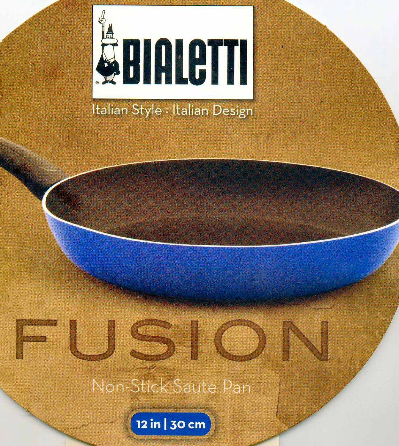 Bialetti FUSION 12" inch NonStick Saute Pan Blue