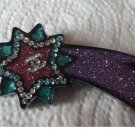 CHANEL SHOOTING STAR RESIN BROOCH. 2017 COLLECTION. AUTHENTIC