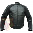 HONDA 5524 BLACK MOTORCYCLE MOTORBIKE BIKERS COWHIDE LEATHER ARMOURED JACKET HONDA 5524 BLACK MOTORCYCLE MOTORBIKE BIKERS COWHIDE LEATHER ARMOURED JACKET