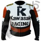 KAWASAKI 1 MOTORCYCLE MOTORBIKE BIKERS ORANGE COWHIDE LEATHER ARMOURED JACKET KAWASAKI 1 MOTORCYCLE MOTORBIKE BIKERS ORANGE COWHIDE LEATHER ARMOURED JACKET