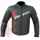 SUZUKI HAYABUSA BLACK MOTORCYCLE MOTORBIKE BIKER COWHIDE LEATHER ARMOURED JACKET SUZUKI HAYABUSA BLACK MOTORCYCLE MOTORBIKE BIKER COWHIDE LEATHER ARMOURED JACKET