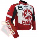 YAMAHA 6 RED MOTORCYCLE MOTORBIKE BIKERS COWHIDE LEATHER ARMOURED JACKET YAMAHA 6 RED MOTORCYCLE MOTORBIKE BIKERS COWHIDE LEATHER ARMOURED JACKET