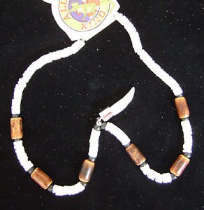 Alligator Tooth and Shell Necklace Swamp People Gator Special Edition Bayou 19