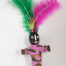 Voodoo Doll Business Card Holder Paper Weight New Orleans French Quarter Power