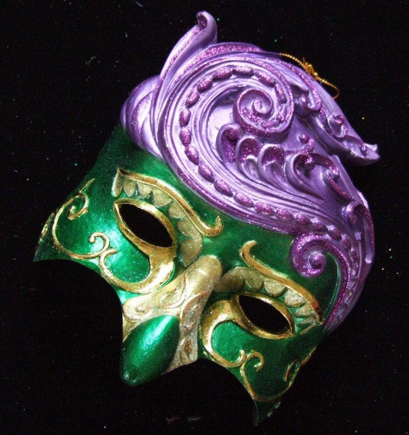 Large Mask Ornament Mardi Gras New Orleans Tree Favor Party Pgg