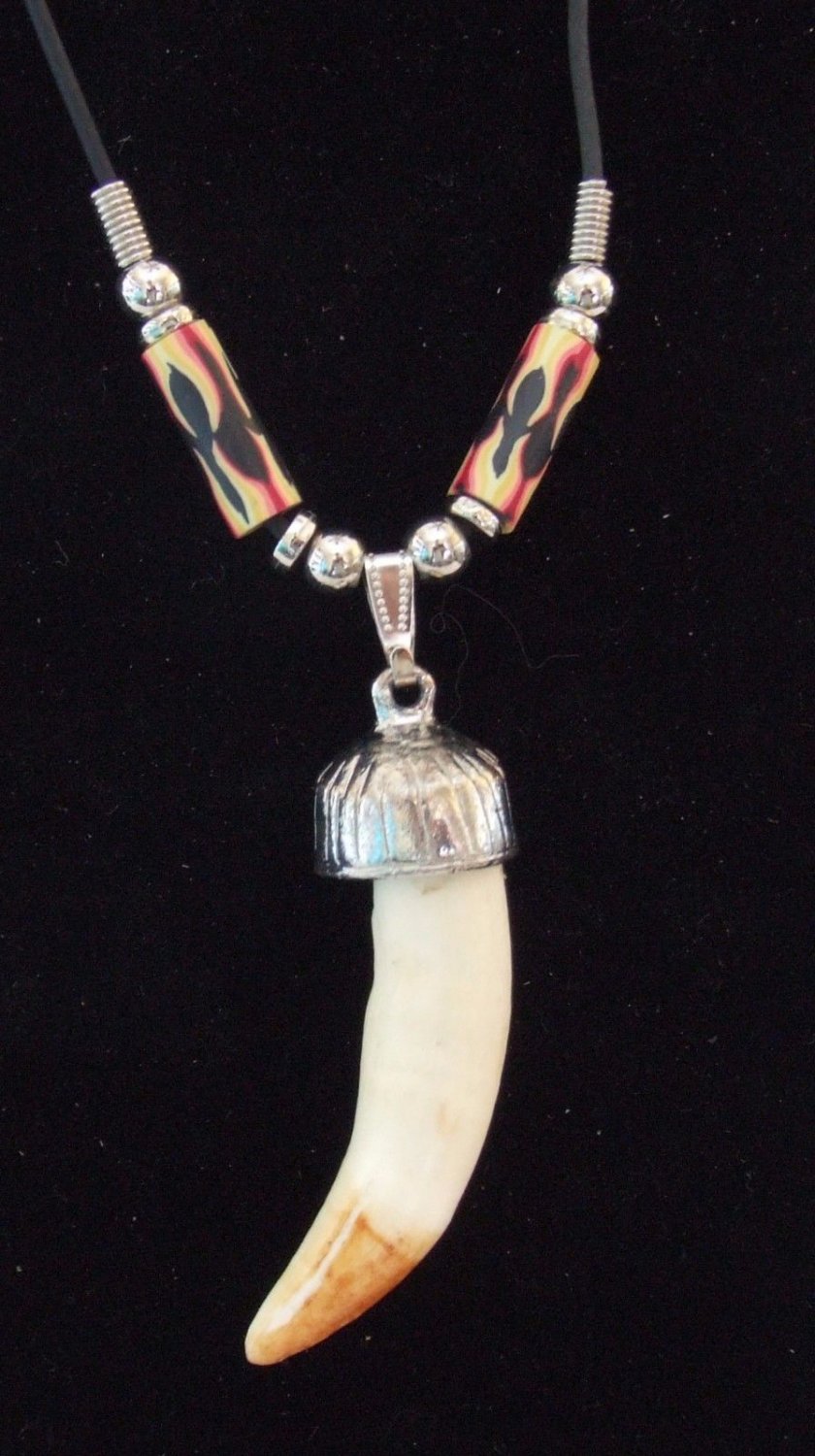 Alligator Tooth Necklace Monster 77 Individual Swamp People Gator Louisiana