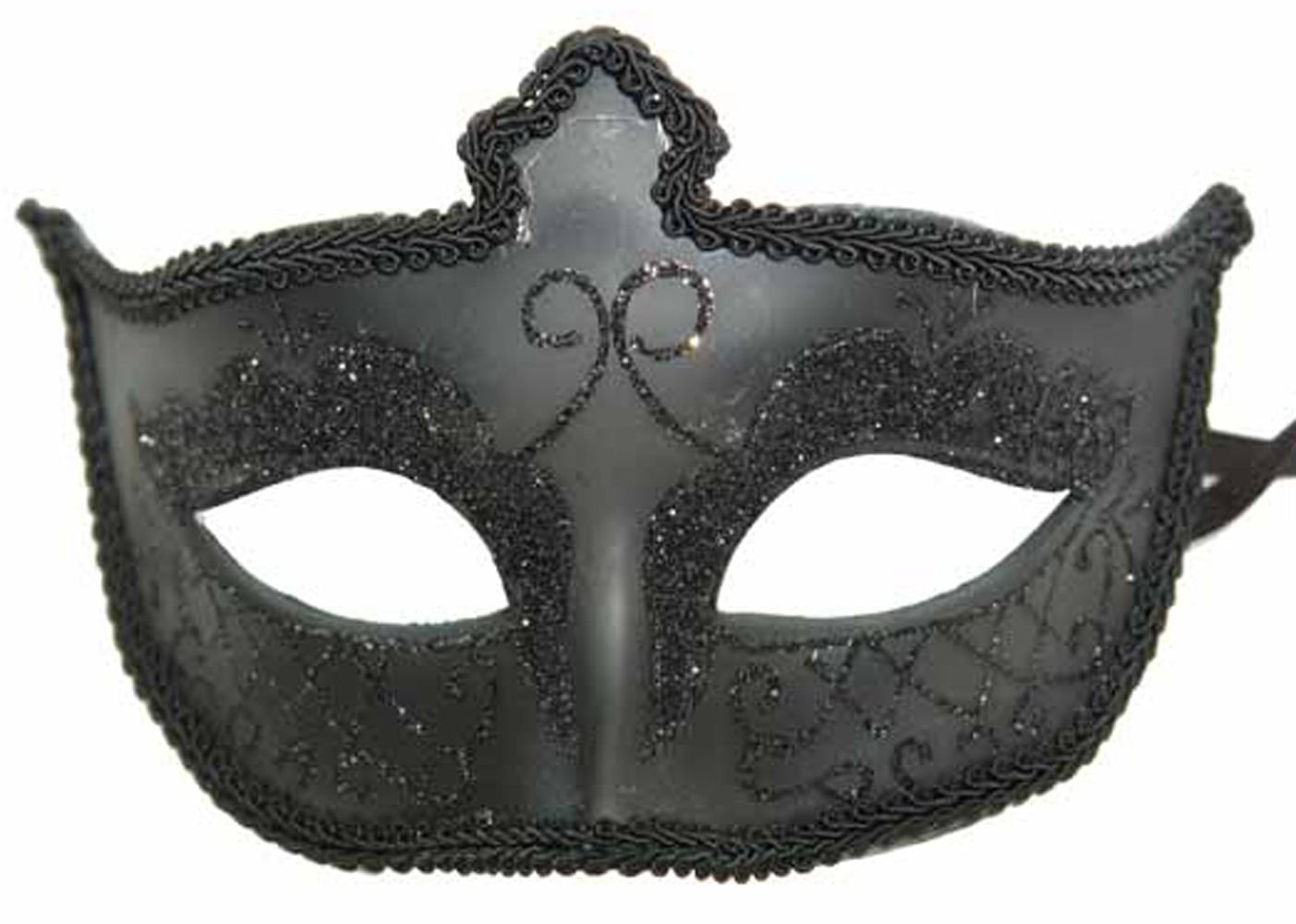 Black Eye Mask Goth Halloween Mardi Gras Costume Masquerade Costume ...