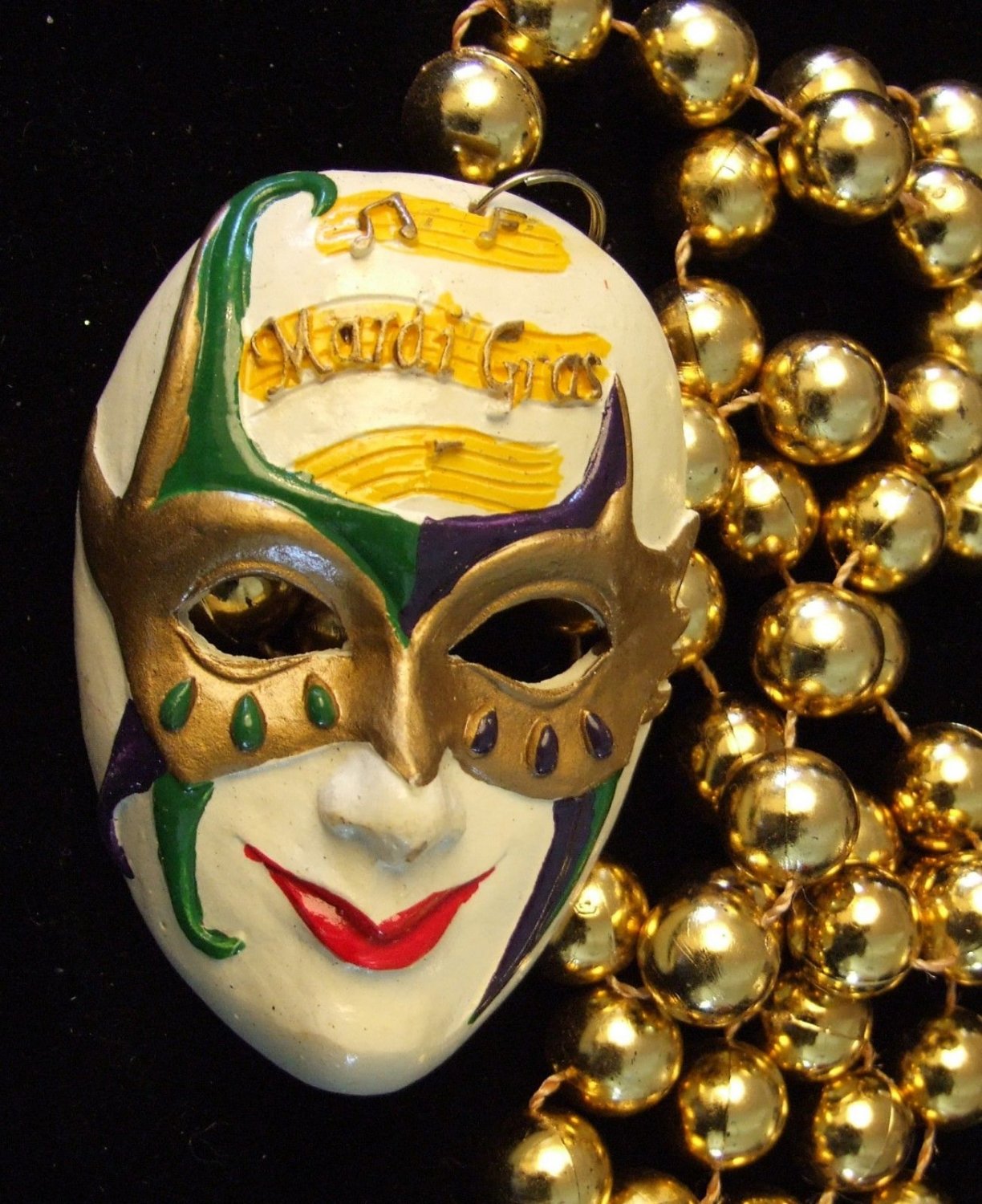 mardi gras jester necklace