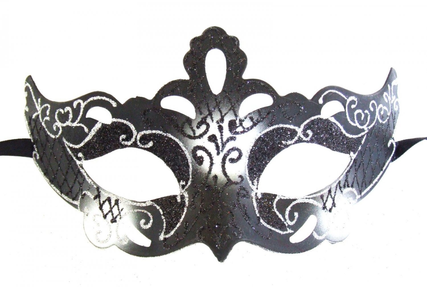 Mask Goth Samba Silver Mardi Gras Mask Venetian Halloween Costume ...