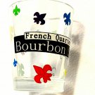 New Orleans SHOT GLASS Bourbon Street French Quarter Louisiana Souvenir