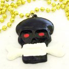  Gasparilla Bobble Head Pirate Beads Necklace New