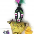 Voodoo Doll Yellow Power WARD OFF EVIL Force Curse New Orleans Spell Love