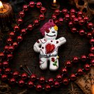 New Orleans Voodoo Doll Bead Necklace Goddess of Love Mardi Gras Party Favor Pin