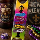 New Orleans Street Sign Magnetic Bottle Opener Bourbon St French Quarter Bar F/S