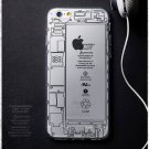 Battery Door pattern Ultrathin Clear case for iphone 6s plus / 6 plus 5.5 Transparent Back Cover
