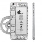 Battery Door pattern Ultrathin Clear case for iphone 6s / 6 4.7 inch Transparent Back Cover