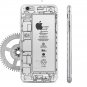 Battery Door pattern Ultrathin Clear case for iphone 6s / 6 4.7 inch Transparent Back Cover