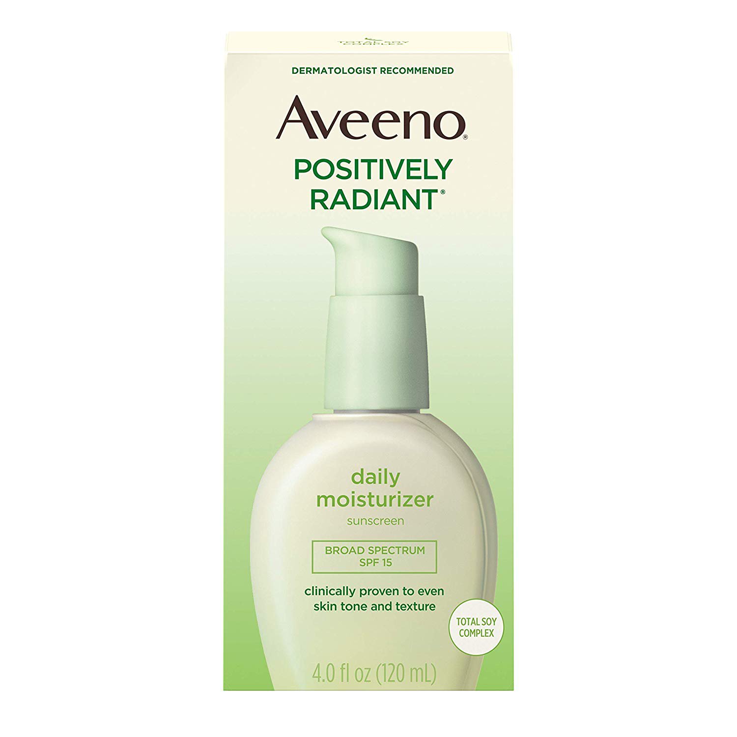 aveeno positively radiant daily moisturizer