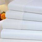 Oxford Collection 1000 Thread Count Hemstitch Egyptian Cotton Queen Sheet Set, White